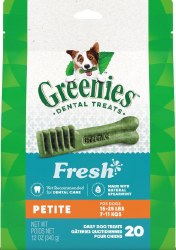 Greenies Fresh Dental Treat Dog 50-100lb, 12oz 8 Count