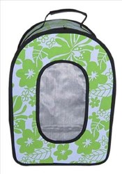 A&E Cage Voyager Soft Sided Bird Carrier, Green, Small