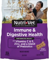 Nutri-Vet Immunity & Digest Biscuits, Dog Biscuits, 16oz