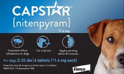Capstar Flea Tablets for Small Dog, 6 count