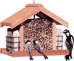 Deluxe Chalet Feeder With Suet