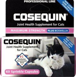 Nutramax Cosequin Max, Joint Health Supplement for Cat, 60 count