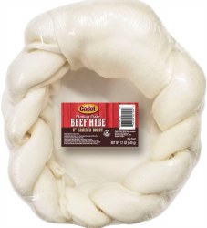 Cadet Premium Grade Braided Beefhide Donut, 8"