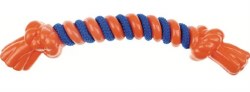 Infinity TPR/Rope Bone Dog Toy, Orange, 14 inch