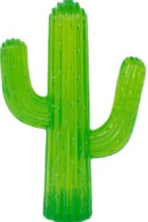 Zippy Paws Fiesta Tuff Green Cactus, Green, Dog Toys, Small