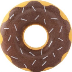 Zippy Paws ZippyTuff Donut Chocolate, Brown, Dog Toys, Small