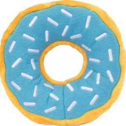 Zippy Paws Donut Blueberry, Blue, Dog Toys, Jumbo