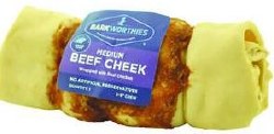 Barkworthies Beef Cheek Wrapped Chicken, Meduim