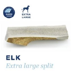 Barkworthies Split Elk Antler, Dog Treats, Extra Large