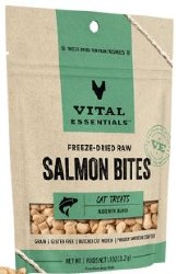 Vital Essentials Freeze Dried Wild Alaskan Salmon Cat Treats 1.1oz