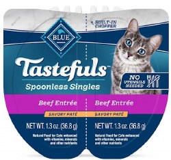 Blue Buffalo Beef Tastefuls Spoonless Singles, 2.6oz