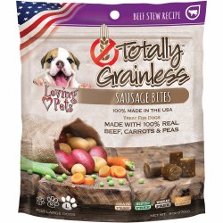 Loving Pets Grainless Beef Stew Sausage 6oz