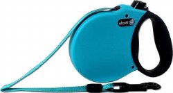 Alcott Adventure Retractable Leash, Blue, 16ft, up to 110lb, Large