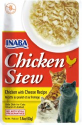 Inaba Chicken Stew with Cheese Side Dish for Cats 1.4oz