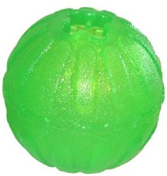 Starmark USA Treat Dispensing Chew Ball, Green, Medium, 2.75in
