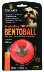 Starmark Everlasting USA Treat Bento Ball, Dog Treats, Small