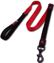 4ft Shock Absorb Leash Red