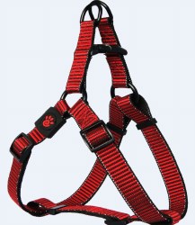 1 inch x 26-39 inch Martini Harness Red