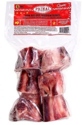 Primal Raw Buffalo Marrow Bone, 6 count