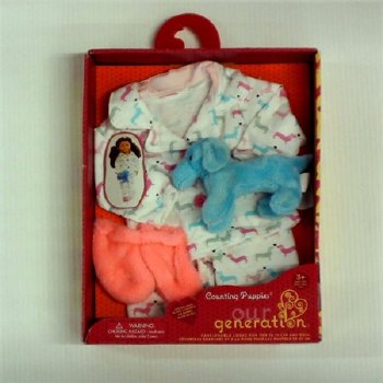 OUR GEN COUNTING PUPPIE OUTFIT