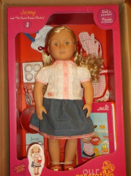 OUR GEN JENNY WITH BOOK DOLL