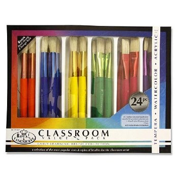 24PC CHUBBY BRUSH BOX SET