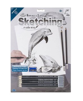 SKETCHING MADE EASY -DOLPHINS