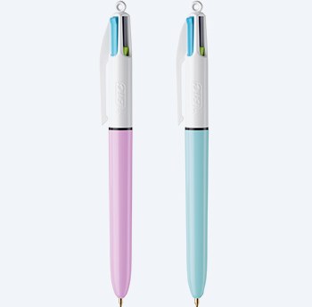 BIC 4 COLOUR BIRO  PASTEL