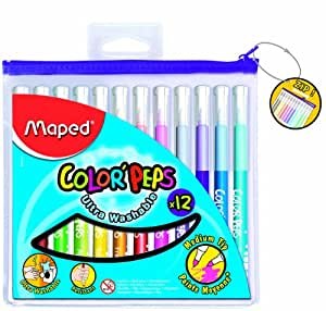 MAPPED WASHABLE COLOUR MARKERS