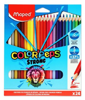 MAPED PKT 24 COLORPEPS PENCILS