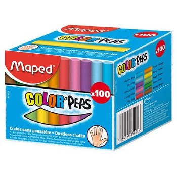 MAPED COLOR PEPS BOX 6 CHALKS