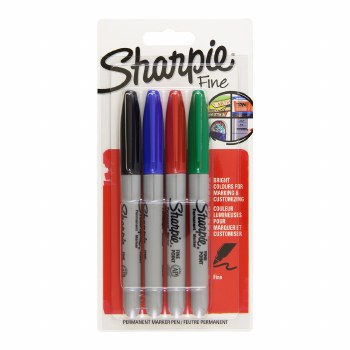 SHARPIE 4 FINE TIP PERMANENT