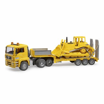 BR LOW LOADER W/CAT BULLDOZER