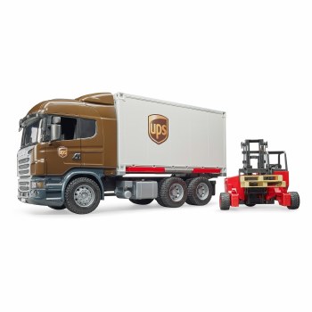 BRUDER SCANIA LOGISTICS TRUCK