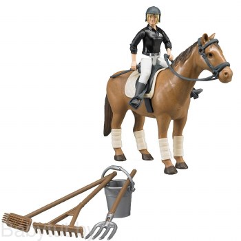 BRUDER FIGURE-SET RIDING