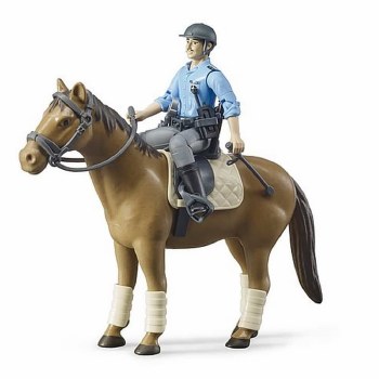 BWORLD MOUNT POLICEMAN &amp; HORSE
