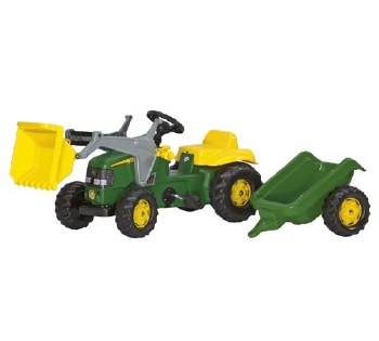 ROLLY JD TRACTOR/LOADER/TRAILE