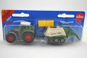 1628 SIKU TRACTOR W/KRONE BALE
