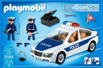 5184 PLAYMOBIL POLICE CAR