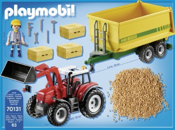 70131 PLAYMOBIL TRACTOR WITH