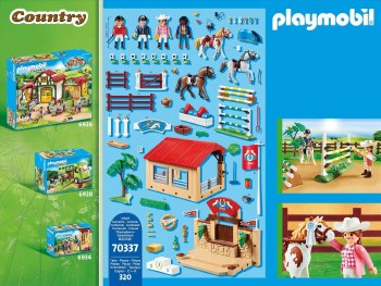 70337 PLAYMOBIL LARGE EQUESTRA