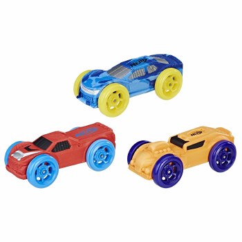 NERF NITRO 3 PK FOAM CARS
