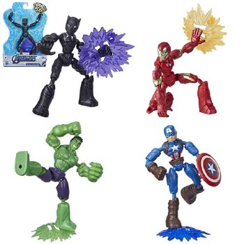 AVENGERS BENDY FIGURES