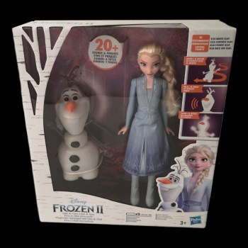 FROZEN 2 TALK &amp; GLOW OLAF &amp;ELS