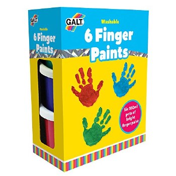 GALT FINGER PAINTS 6 WASHABLE