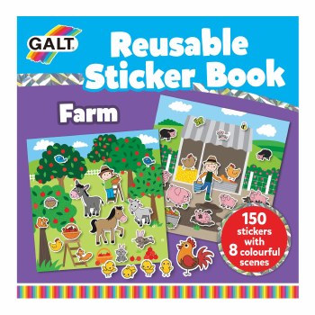 GALT REUSABL STICKER BOOK FARM