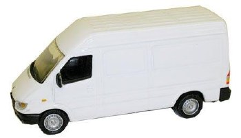 WHITE MERCEDES BENZ SPRINTER