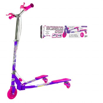 SCISSOR SCOOTER PURPLE &amp; PINK