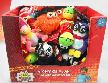 RYANS WORLD CLIP ON PLUSH AST