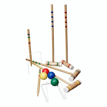 OUTDOOR CROQUET SET